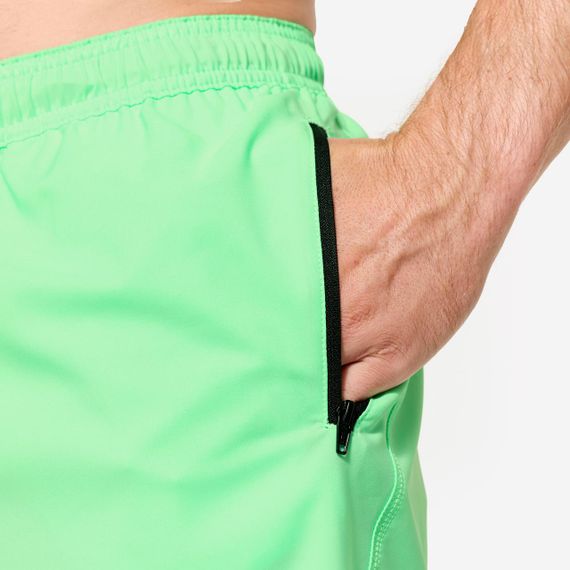 Шорти чоловічі для фітнесу з кишенями неоново-зелені - 2XL | Зображення 4