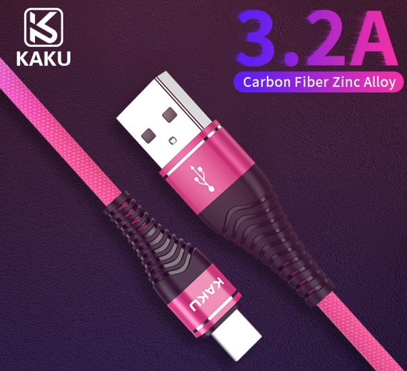 USB кабель Kaku KSC-109 microUSB 3.2A / 1.2m - Rainbow | Зображення 4