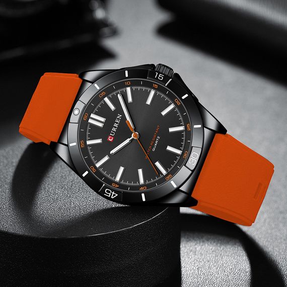 Годинник C1ur1ren 8449 Black-Orange | Зображення 4