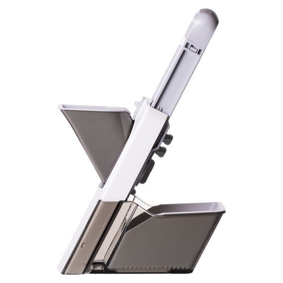 Овочерізка ручна універсальна з контейнером 19×12.5×34 см слайсер для овочів кухонна овочерізка HP-8-67 | Зображення 6