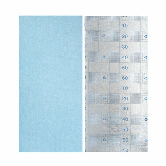 Лляні теплі шпалери на самоклейці блакитний меланж 2800*650*2mm (D) SW-00001495 | Зображення 3