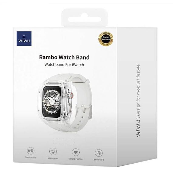 Ремешок WiWU Rambo для Apple Watch 49mm White | Зображення 3