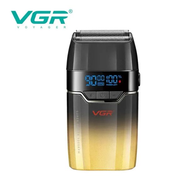 Професійний акумуляторний шейвер для гоління бороди та вусів VGR V-308 шейвер для ідеальної гладкості