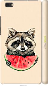 Чохол на Huawei Ascend P8 Lite Єнотик з кавуном "4605m-126-2448"