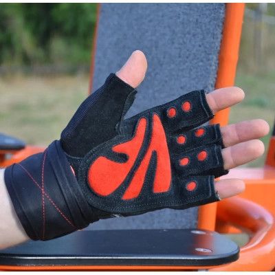 Перчатки для фитнеса MadMax MFG-568 Extreme 2nd edition Black/Red S (MFG-568_S) | Зображення 4