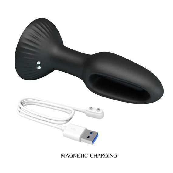 Анальна пробка з вібрацією PRETTY LOVE HUBERT, 7 wiggling settings, Silicone Sex Aura | Зображення 2