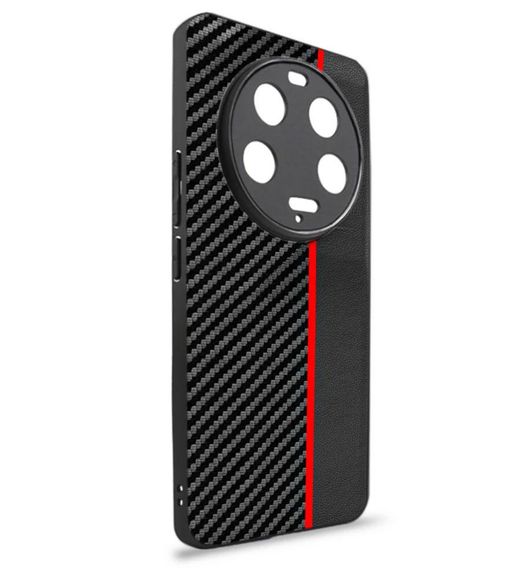 Чехол накладка Primolux CFC для Xiaomi 13 Ultra - Black&Red | Зображення 2