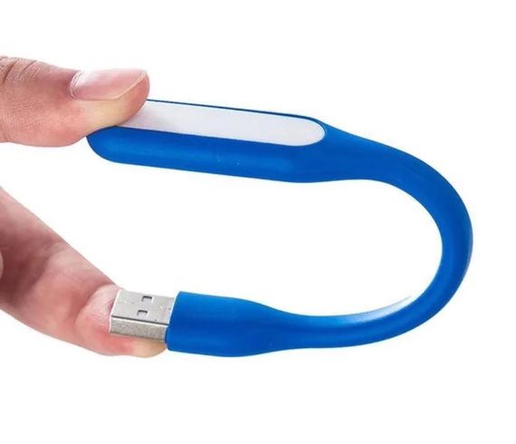 Ліхтарик USB гнучкий фіолетовий | Зображення 5
