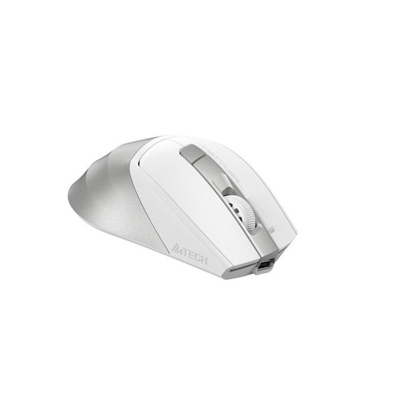 Миша бездротова A4Tech Fstyler FB45CS Air2 (Silver White), колір сірий+білий | Зображення 2