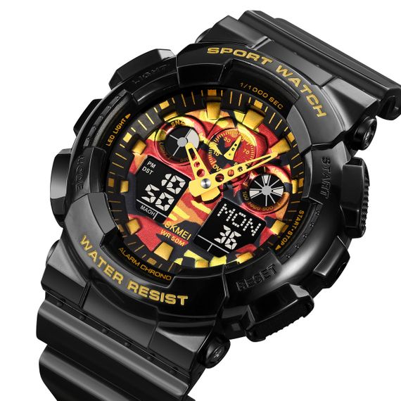 Годинник S2kmei 1832CMBKGD Black-Gold Camo SALE | Зображення 1