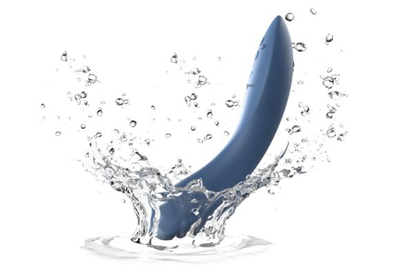Смарт-вібратор We-Vibe Rave 2 Twisted Pleasure Blue, для точки G та входу в піхву, 2 мотори Sex Aura | Зображення 5