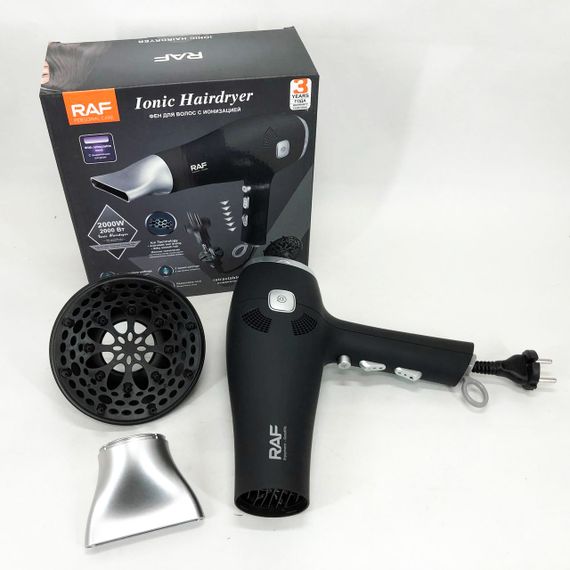 Фен для укладки с холодным обдувом, Фен для разных типов волос красивой укладки волос AY-50 | Зображення 7