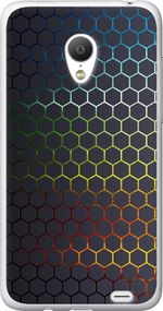 Чехол на Meizu MX3 Переливающиеся соты "498u-310-17620"