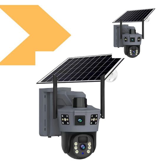Вулична камера на 3 об'єктиви з автономним живленням від сонячної панелі XPRO SD 35-4G (47884-35-4G_1440) | Зображення 1