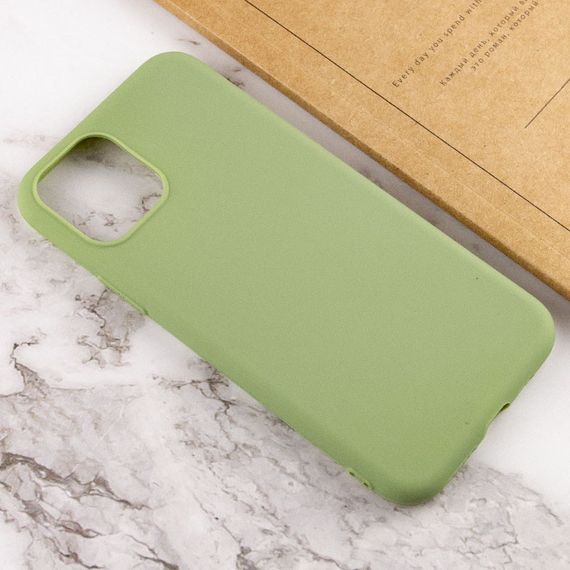 Силиконовый чехол Candy для Apple iPhone 14 (6.1") Фисташковый | Зображення 3