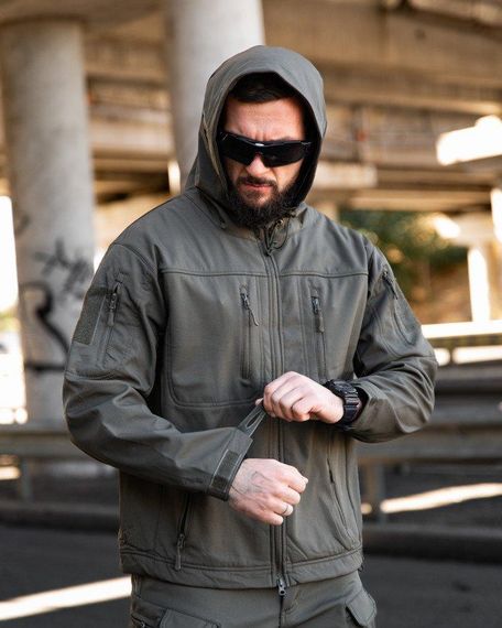 Міська тактична куртка MAXIMUS софтшел light grey ПП7983 | Зображення 3