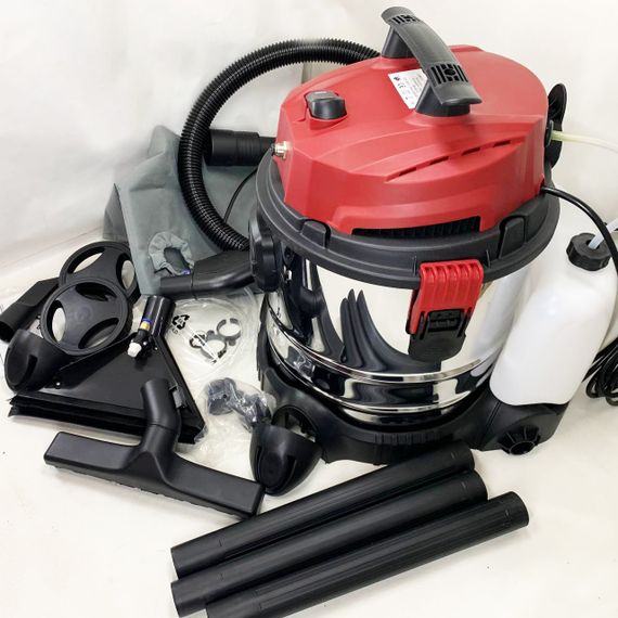 Пилосос промисловий, миючий Domotec MS-4414, будівельний 3000W, об'єм бака 20 л | Зображення 7