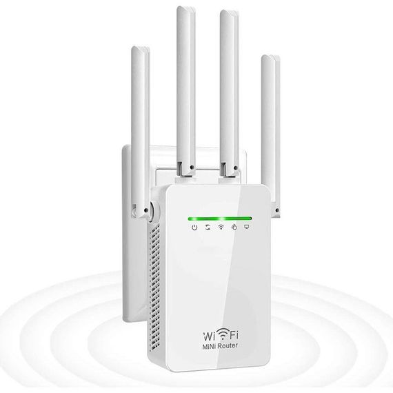 Бездротовий WiFi репітер на 4 антени, 300 Mbps, PIX-LINK LV WR09 / Підсилювач WiFi сигналу для дому / Ретранслятор | Зображення 3