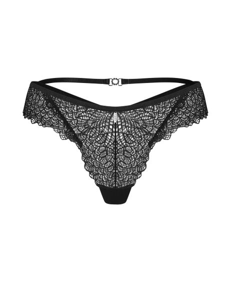 Трусики Obsessive ILIOSA PANTIES Черный L/XL | Зображення 5