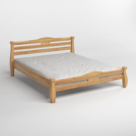 Односпальне дерев&#039;яне ліжко Mebigrand Монако Горіх лісовий 90х200 см (MBG-4239) | Зображення 2