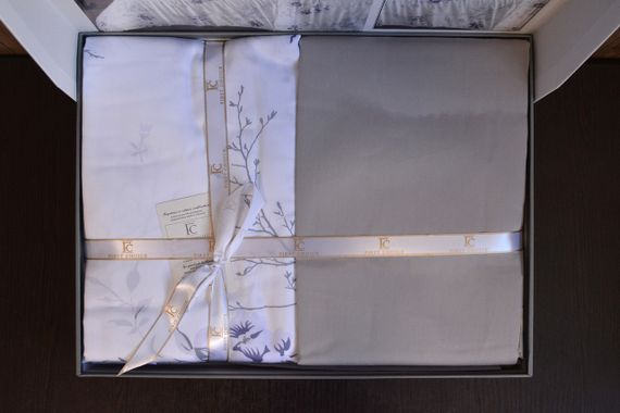 Постельное белье First Choice Cotton Satin 200 х 220 см Leena Lilac | Зображення 4
