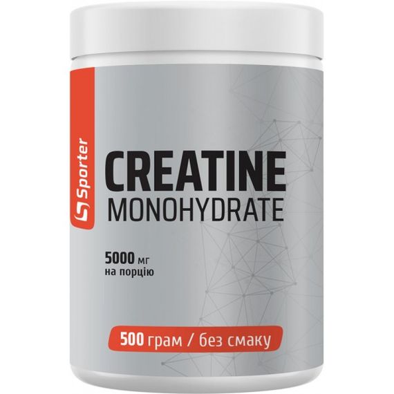 Креатин моногідрат Sporter Creatine monohydrate 500 г