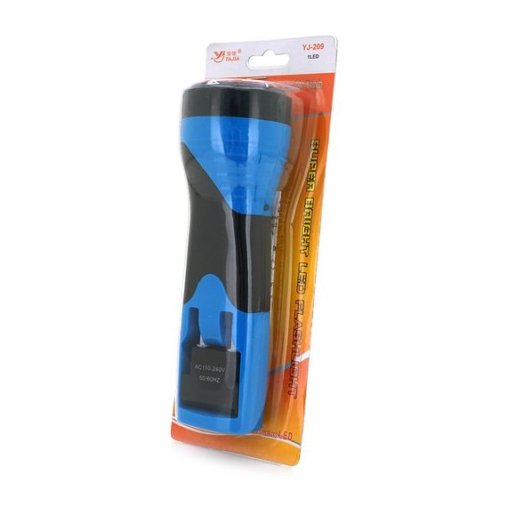 Ліхтарик ручний POWERMASTER YJ-209,1 led, 2 режими, 18650. заряд 220V, IP40,170х55х43, BOX | Зображення 1
