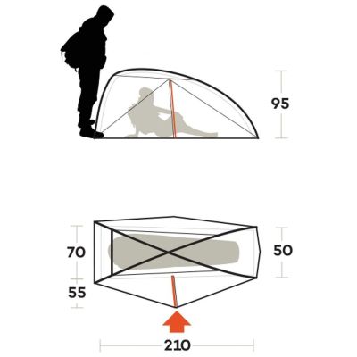 Палатка Ferrino Nemesi 1 Pro Green (91211QVVFR) (931776) | Зображення 1