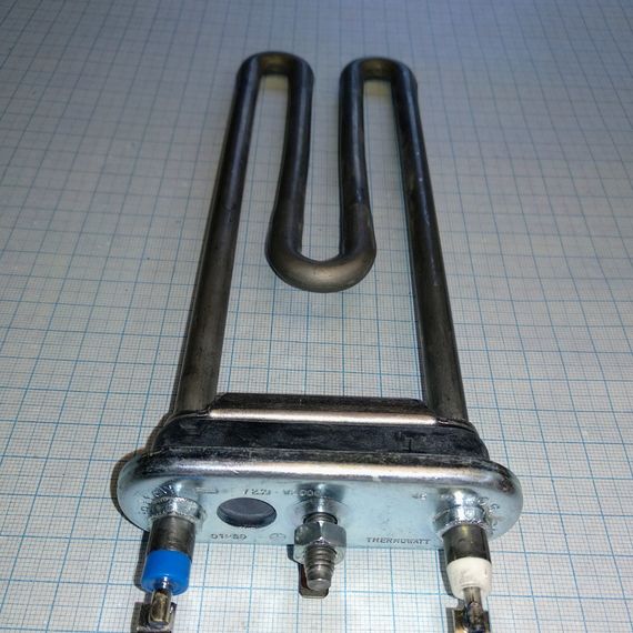 Тэн 2000w L-200мм для стиральной машины Bosch с отверстием под термодатчик и бортом Thermowatt(Италия) | Зображення 3