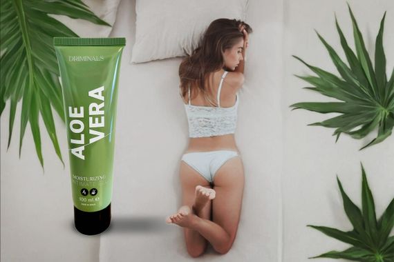 Лубрикант на водній основі Driminals Aloe Vera для чутливої шкіри, 100 мл Sex Aura | Зображення 3