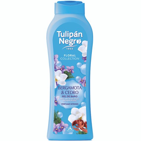 Гель для душу парфумований Tulipan Negro Shower Gel - Bergamota & Cedro (650 ml)