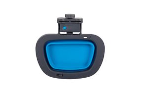 Миска складана з кріпленням на клітину Dexas Collapsible Kennel Bowl, 0.6 л, блакитна