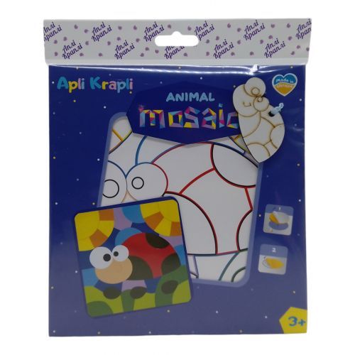 Мозаика детская из фоамирана "Божья коровка", 20х20 см