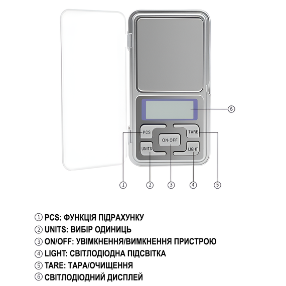Электронные ювелирные весы Digital Lion MH-200, с высокой точностью до 0,01г, высокоточные карманные весы, до 200 г | Зображення 2