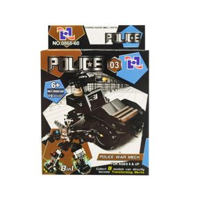 Дитячий конструктор  0868-60 поліцейський транспорт (Вид 3)