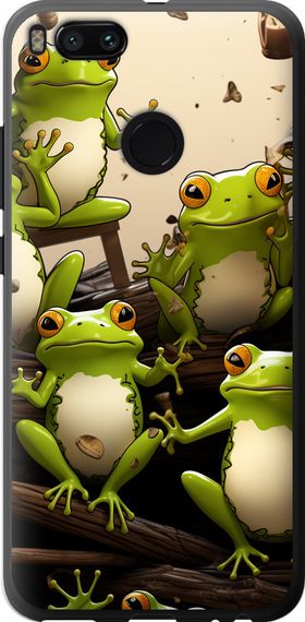 Чехол на Xiaomi Mi A1 Жабки "5656u-1132-17620"