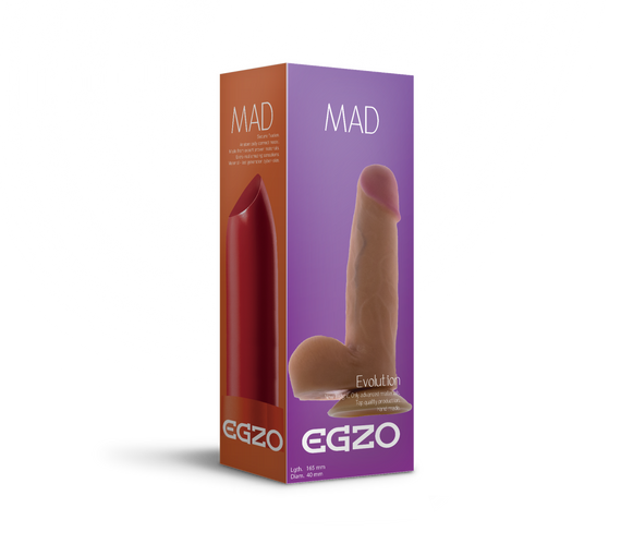 Фалоімітатор EGZO Ciberskin DS004 ( 16,5 см х 4 см) Sex Aura | Зображення 1