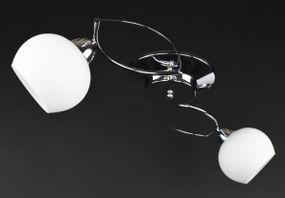 Люстра стельова на 2 лампочки 27303 Хром 18х22х65 см.