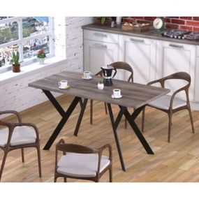 Стол обеденный Loft Design Ишла 138-70 дуб палена