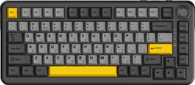 Клавіатура провідна комп'ютерна Ajazz AK820 MAX Magnetic switches-Black-Gray-Yellow-RGB AK820MAX-WM-BGY чорна