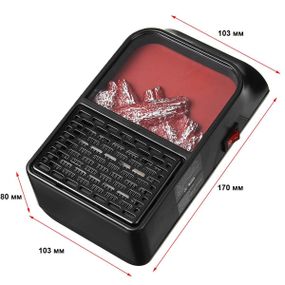 Тепло-вентилятор Flame Heater 1000 Вт | Обогреватель для дома, Ветродуйчик, ML-312 Тепло обогреватель