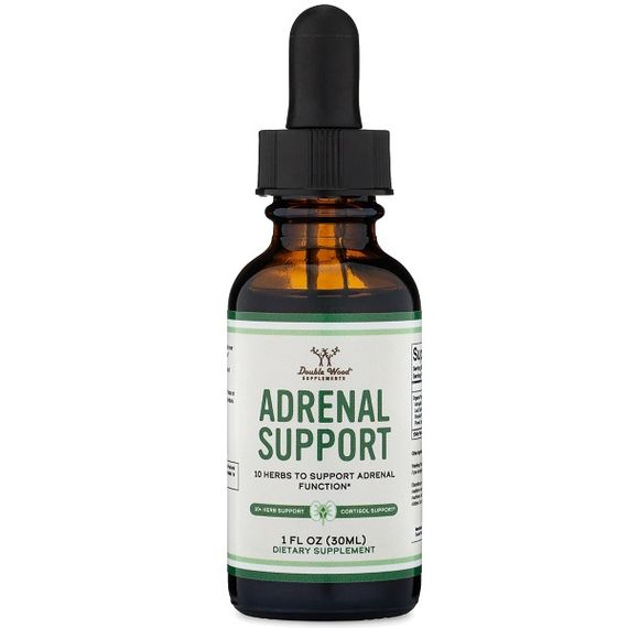 Комплекс для профілактики нервової системи Double Wood Adrenal Support Drops 30 ml /30 servings/