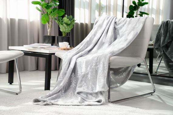 Плед Ardesto Flannel, 160х200 см, ялинки (ART0110PB) | Зображення 3