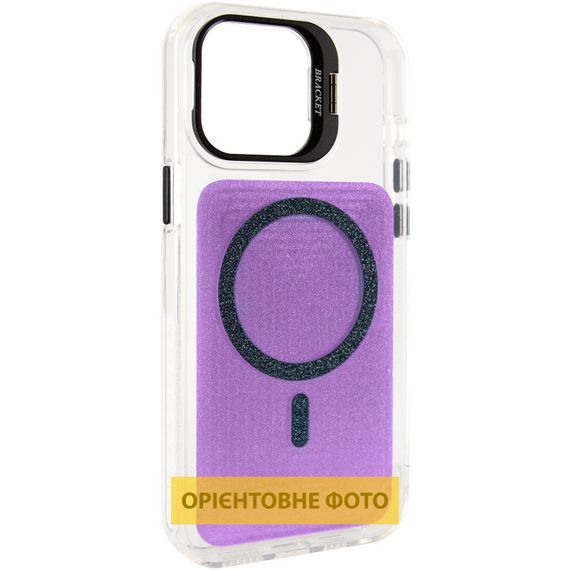 Чохол TPU+PC Jewel Sparkle with Magnetic Fit для Apple iPhone 15 Pro (6.1") Violet Shimmer