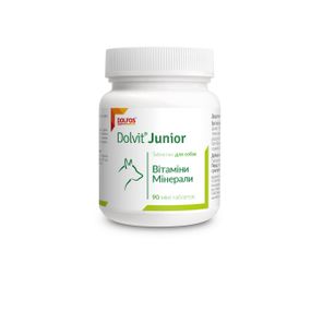 Витаминно-минеральный комплекс для щенят малых пород Dolvit Junior Mini 90 табл