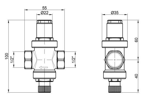 Редуктор Icma 1/2" №247 (91247AD06) | Зображення 2