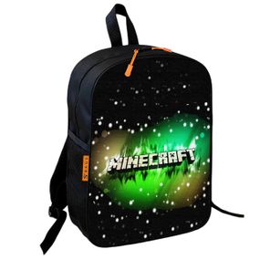 Рюкзак школьный детский 36х27см Майнкрафт Крипер "Minecraft" с принтом для мальчика (00599)