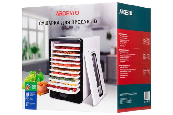 Сушилка для продуктов Ardesto FDB-1138 550 Вт | Зображення 6