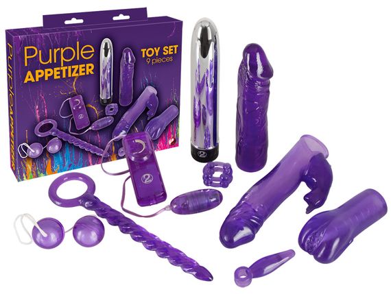 Набір секс іграшок Purple AppetizerAkcesoria erotyczne sexstyle | Зображення 1