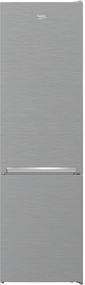 Холодильник з нижньою морозильною камерою BEKO RCNA406I35XB, 203х67х60см, 2 двері, A++, NF, нержавіюча сталь (RCNA406I35XB)